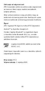 Preview for 87 page of Zte BLADE A3 Quick Start Manual