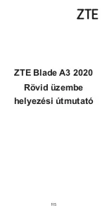 Preview for 117 page of Zte BLADE A3 Quick Start Manual