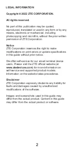 Preview for 2 page of Zte Blade A32 Quick Start Manual