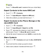 Preview for 79 page of Zte BLADE A512 User Manual