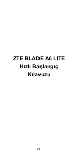 Предварительный просмотр 49 страницы Zte BLADE A6 LITE Quick Start Manual