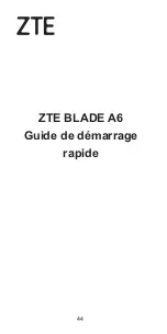 Предварительный просмотр 46 страницы Zte BLADE A6 Quick Start Manual