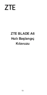 Preview for 74 page of Zte BLADE A6 Quick Start Manual