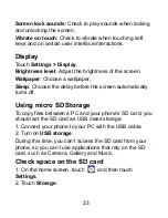 Preview for 23 page of Zte BLADE A610 User Manual