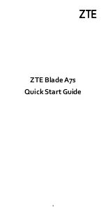 Preview for 1 page of Zte Blade A7S Quick Start Manual