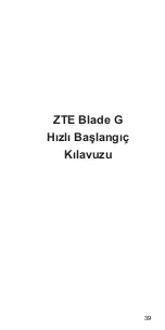 Preview for 39 page of Zte Blade G Quick Start Manual