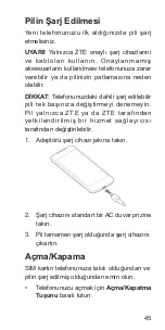 Preview for 45 page of Zte Blade G Quick Start Manual