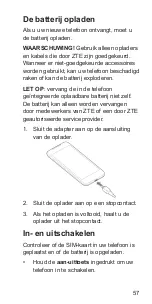 Preview for 57 page of Zte Blade G Quick Start Manual