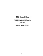 Preview for 3 page of Zte blade III pro Quick Start Manual