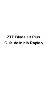 Предварительный просмотр 10 страницы Zte Blade L3 Plus Quick Start Manual