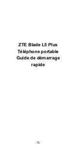 Preview for 17 page of Zte Blade L5 Plus Quick Start Manual