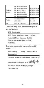 Preview for 73 page of Zte Blade L5 Plus Quick Start Manual