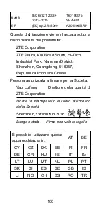 Preview for 102 page of Zte Blade L5 Plus Quick Start Manual