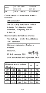 Preview for 116 page of Zte Blade L5 Plus Quick Start Manual