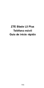 Preview for 117 page of Zte Blade L5 Plus Quick Start Manual