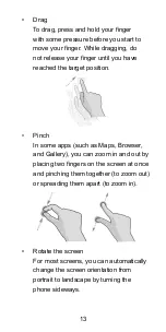 Preview for 13 page of Zte Blade L6 Quick Start Manual