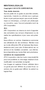 Preview for 16 page of Zte Blade Q mini Quick Start Manual