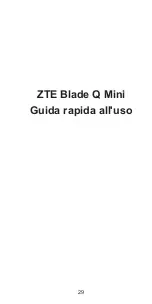 Preview for 29 page of Zte Blade Q mini Quick Start Manual