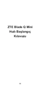 Preview for 58 page of Zte Blade Q mini Quick Start Manual