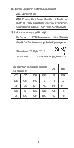 Preview for 71 page of Zte Blade Q mini Quick Start Manual