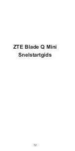 Preview for 72 page of Zte Blade Q mini Quick Start Manual