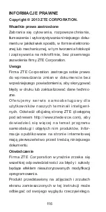 Preview for 116 page of Zte Blade Q mini Quick Start Manual