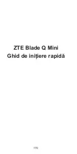 Preview for 170 page of Zte Blade Q mini Quick Start Manual