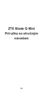 Preview for 198 page of Zte Blade Q mini Quick Start Manual