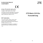 Предварительный просмотр 9 страницы Zte Blade V30 Vita Quick Start Manual