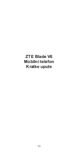 Preview for 111 page of Zte Blade V6 Quick Start Manual