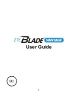 Preview for 1 page of Zte BLADE VANTAGE User Manual