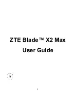 Zte Blade X2 Max User Manual preview