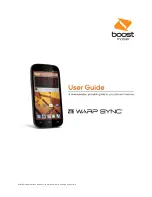 Zte Boost Mobile Warp sync User Manual preview