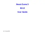 Zte Boost Zume 5 B112 User Manual preview