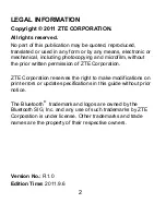 Preview for 2 page of Zte C R750+ User Manual