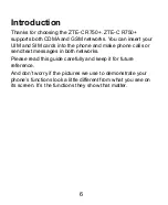 Preview for 6 page of Zte C R750+ User Manual