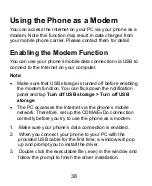 Preview for 38 page of Zte C R750+ User Manual