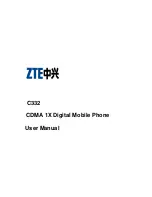 Предварительный просмотр 1 страницы Zte C332 User Manual