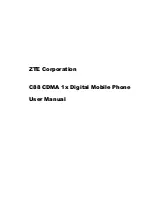 Предварительный просмотр 1 страницы Zte C88 User Manual