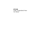 Zte C90 User Manual preview