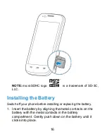 Preview for 16 page of Zte Concord II User Manual