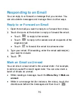 Preview for 75 page of Zte Concord II User Manual