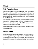 Preview for 64 page of Zte F107 User Manual