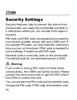 Preview for 70 page of Zte F107 User Manual