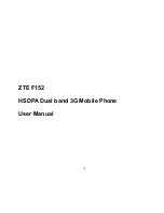 Preview for 1 page of Zte F152 User Manual