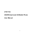 Zte F153 User Manual preview