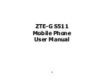 Preview for 27 page of Zte G S511 User Manual