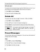 Предварительный просмотр 58 страницы Zte G120 User Manual
