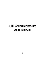 Zte Grand Memo lite User Manual preview