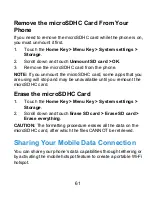 Preview for 61 page of Zte Grand Memo lite User Manual